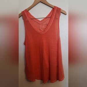 We The Free Orange Tank Top